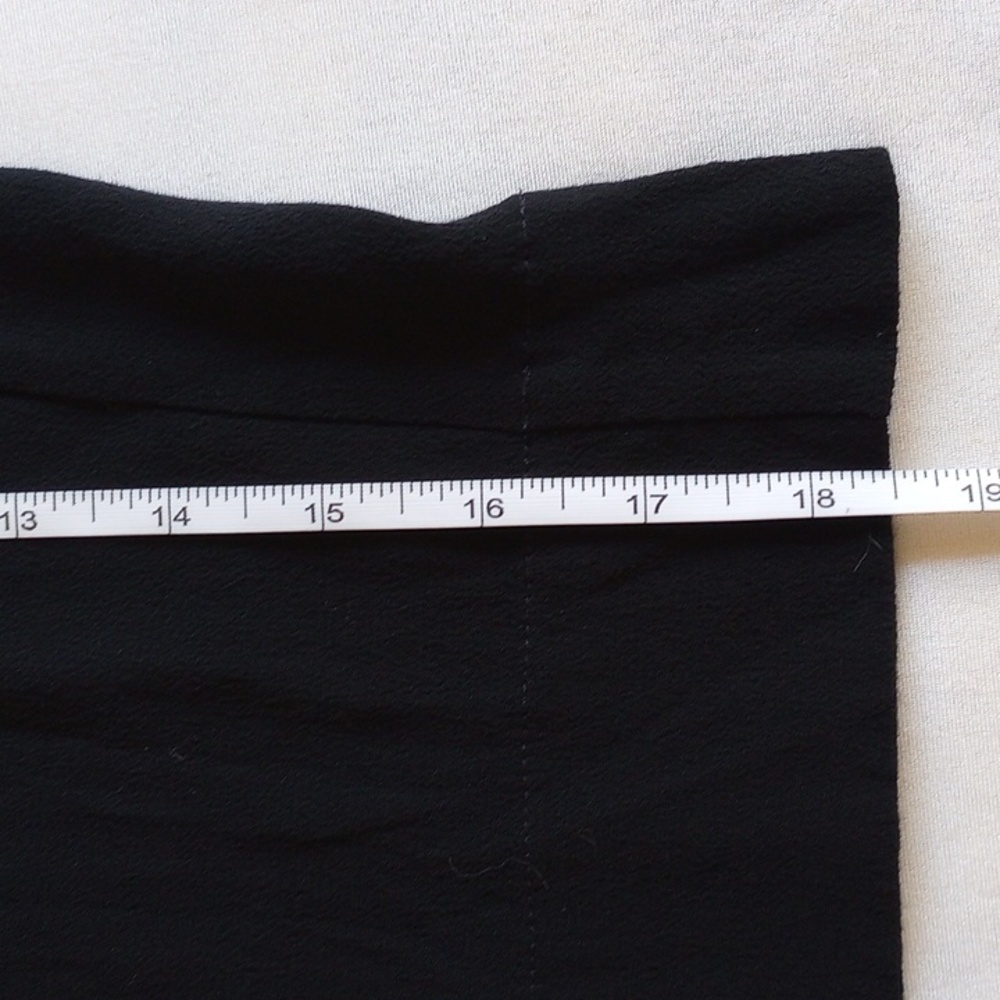 NWOT Madewell Huston Pull-On Crop Pants XXS Black G2036 - Picture 12 of 13